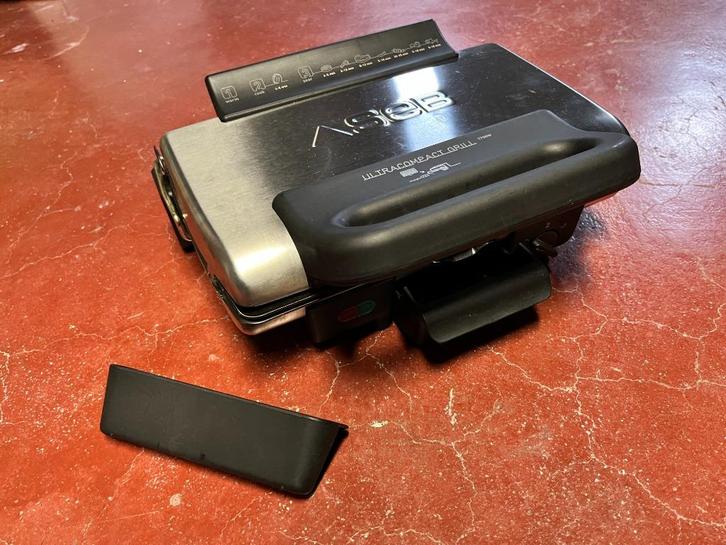 SEB Ultra Compact Grill - 1700W, Elektronische apparatuur, Grillplaten, Gebruikt, Tafelgrill, Vaatwasmachinebestendig, Ophalen