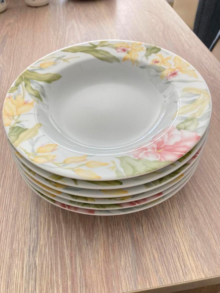 Set van 6 Porseleinen borden van Seltmann Weiden, Duitsland, Antiek en Kunst, Antiek | Servies los, Ophalen of Verzenden