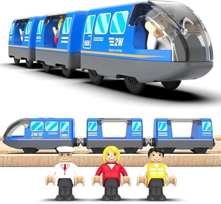 LiRiQi Elektrische houten trein SNELLE GRATIS LEVERING, Kinderen en Baby's, Speelgoed | Houten speelgoed, Nieuw, Overige typen