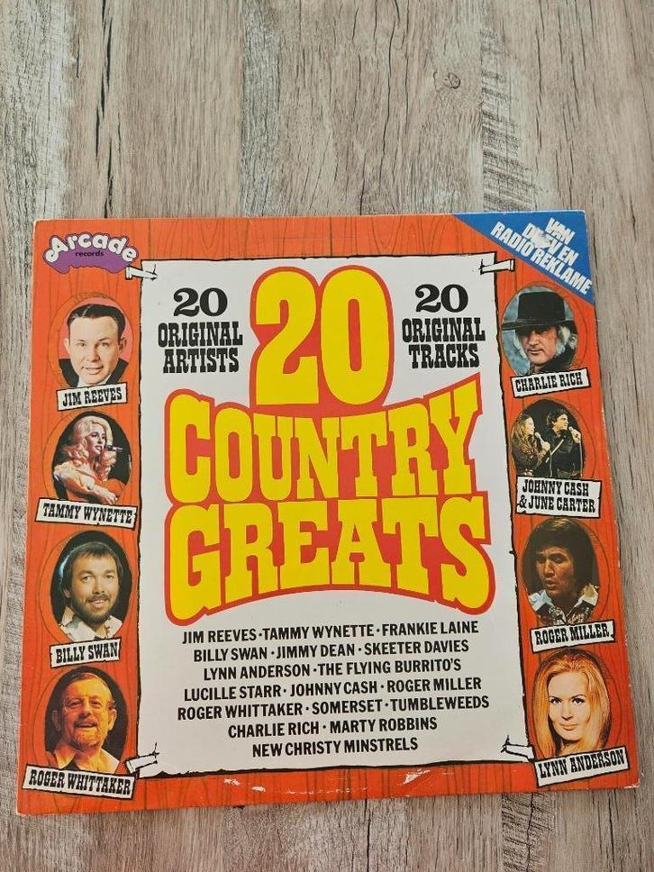 LP '20 Country Greats', Cd's en Dvd's, Vinyl | Country en Western, Zo goed als nieuw, 12 inch, Ophalen of Verzenden