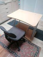 computertafeltje met bureaustoel, 70 à 120 cm, 70 à 120 cm, Enlèvement, Utilisé