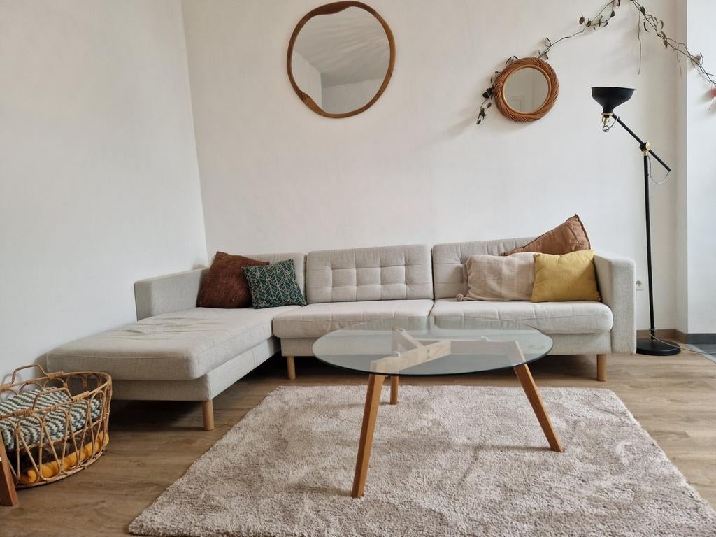 Canapé d'angle Beige, Huis en Inrichting, Stoffering | Vloerbedekking, Ophalen, Beige