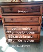 Meuble 4 tiroirs et sèche linge Leifheit, Maison & Meubles, Armoires | Commodes, Enlèvement