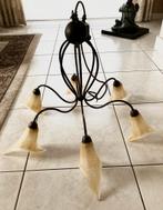 Mooi luchter , plafond verlichting Massive, Ophalen, Gebruikt, Glas