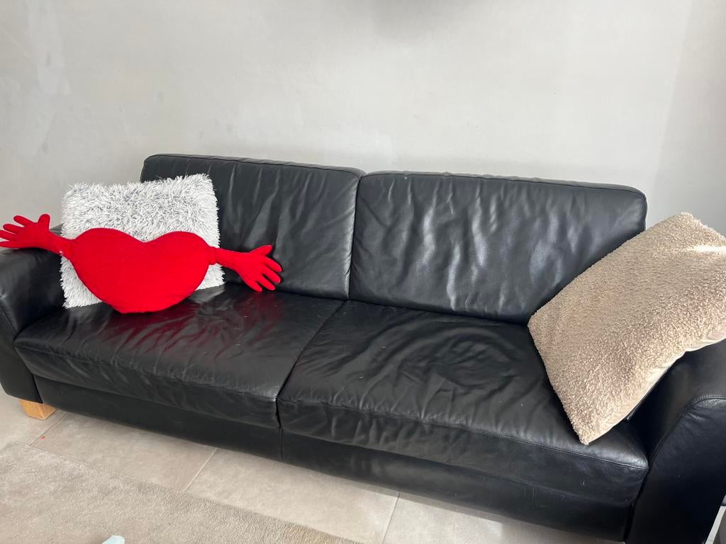 Lederen 2 + 3 zit, Ophalen, Zo goed als nieuw