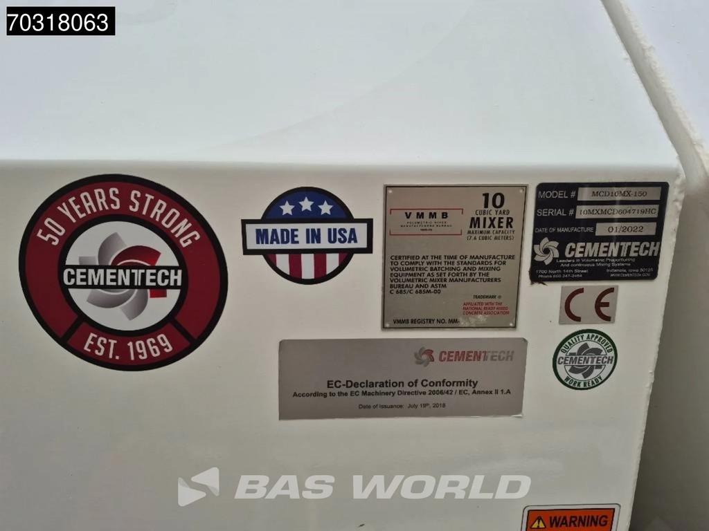 Volvo FH 420 8X4 NL-truck 10m3 CEMENTECH MCD10MX-150 Lift+St, Auto's, Automaat, Stof, Euro 6, Wit