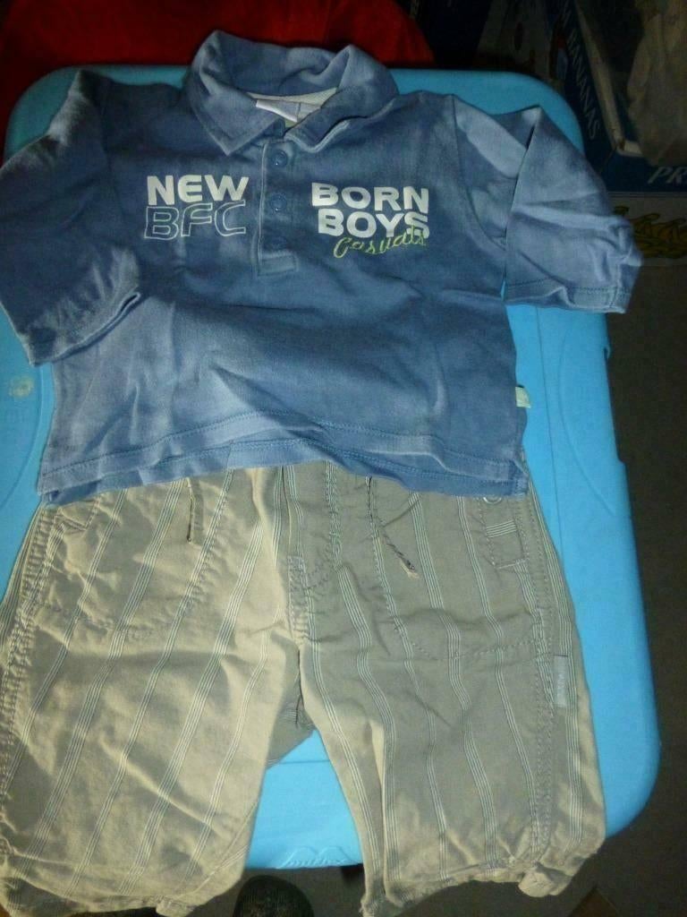 blauwe polo van Baby face maat 68, Kinderen en Baby's, Babykleding | Maat 68, Babyface, Gebruikt, Ophalen of Verzenden, Jongetje