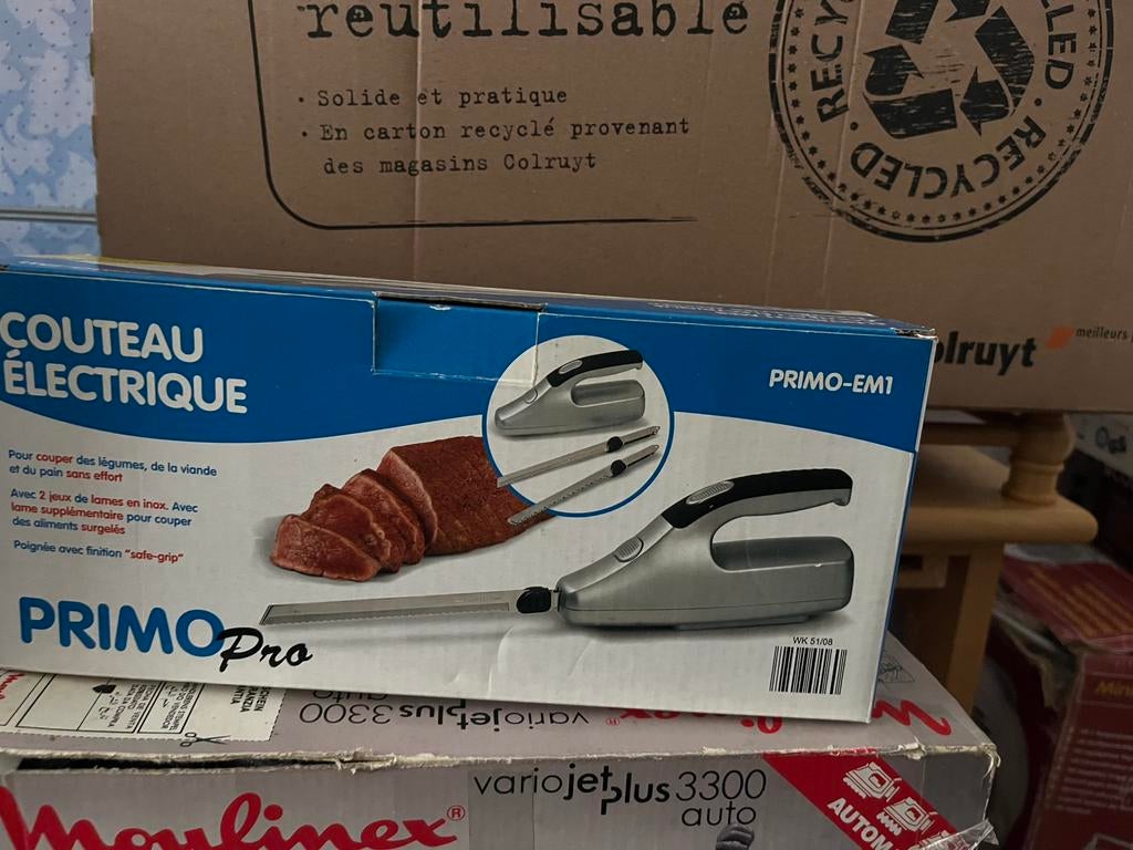 Elektrisch mes, Ophalen, Gebruikt