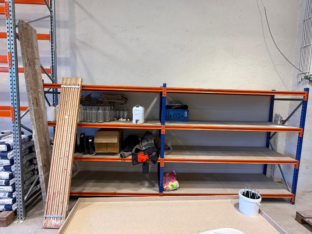 Palletstellingen / magazijnrekken / grootvakstellingen, Ophalen