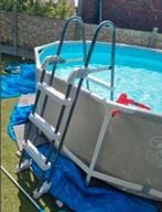 Intex zwembad 366x99, zandfilter, electrische verwarming, Tuin en Terras, Ophalen, Gebruikt, 80 tot 120 cm, Rond