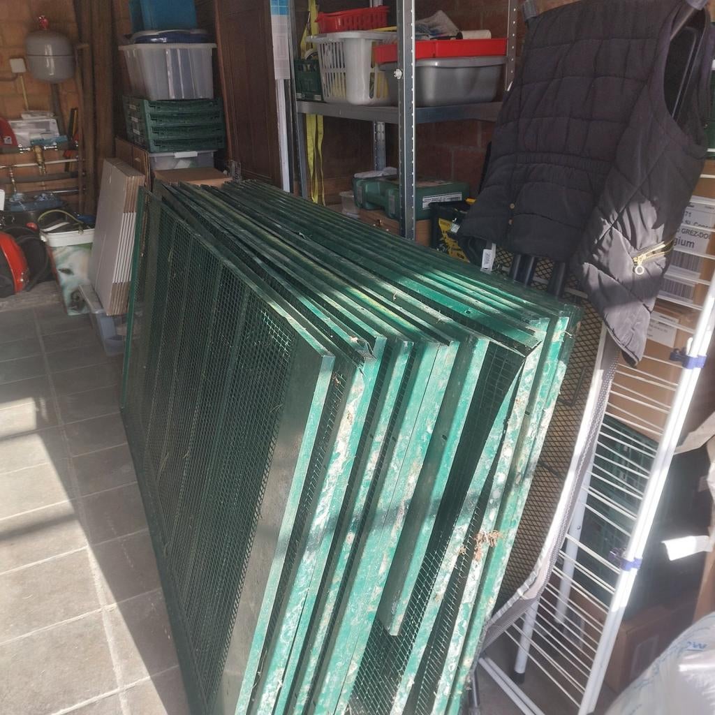 Volières,  panneaux vendu en lot ou séparément, Enlèvement ou Envoi