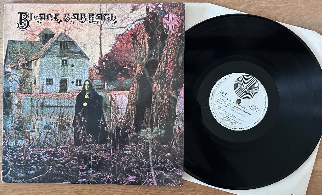 BLACK SABBATH - Black Sabbath ( LP; orig. 1970 Franse pers.), Cd's en Dvd's, Vinyl | Hardrock en Metal, Gebruikt, Gatefold hoes