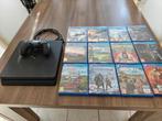PS4 + 1 controller + 12 games (2 sealed) inclusief kabels, Consoles de jeu & Jeux vidéo, Consoles de jeu | Sony PlayStation 4