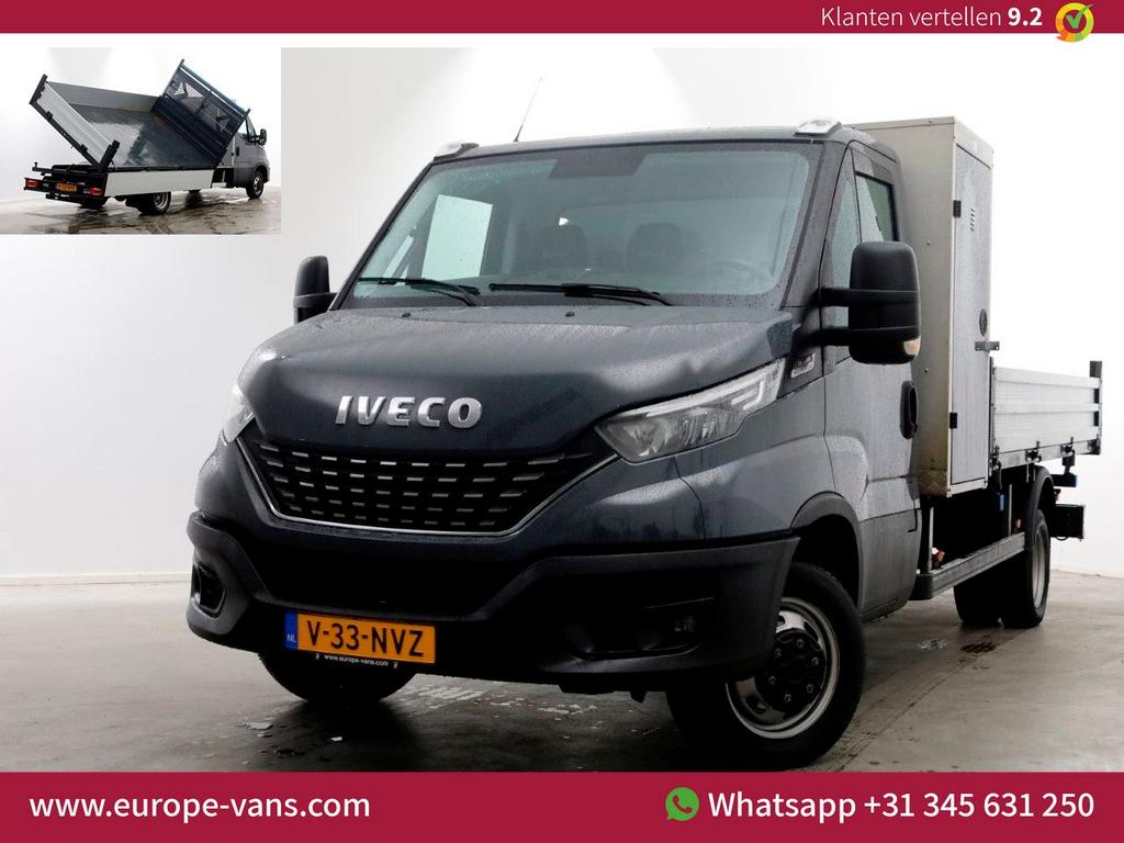 Iveco Daily 35C18 3.0 180pk HiMatic Automaat 3-Zijdige Kippe, Auto's, Automaat, Iveco, Bedrijf, Diesel