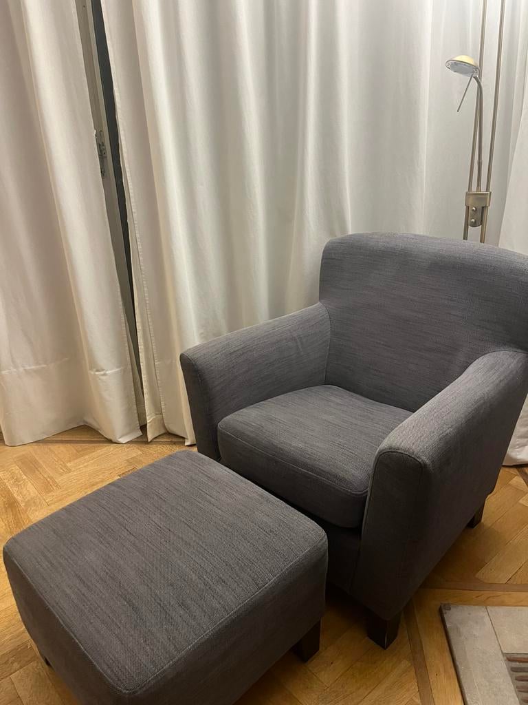 Fauteuil, Ophalen, Gebruikt, 75 tot 100 cm, Stof