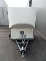 Zware gesloten aanhangwagen Hapert Winch voorbereiding, Ophalen, Gebruikt