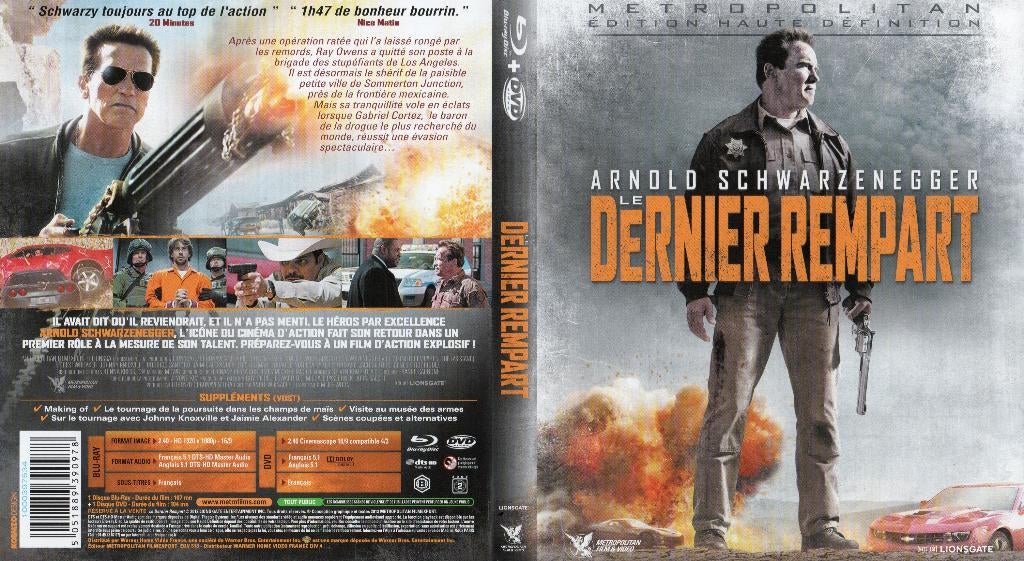 le dernier rempart (the last stand) (blu-ray) neuf, CD & DVD, Blu-ray, Enlèvement ou Envoi, Comme neuf, Action