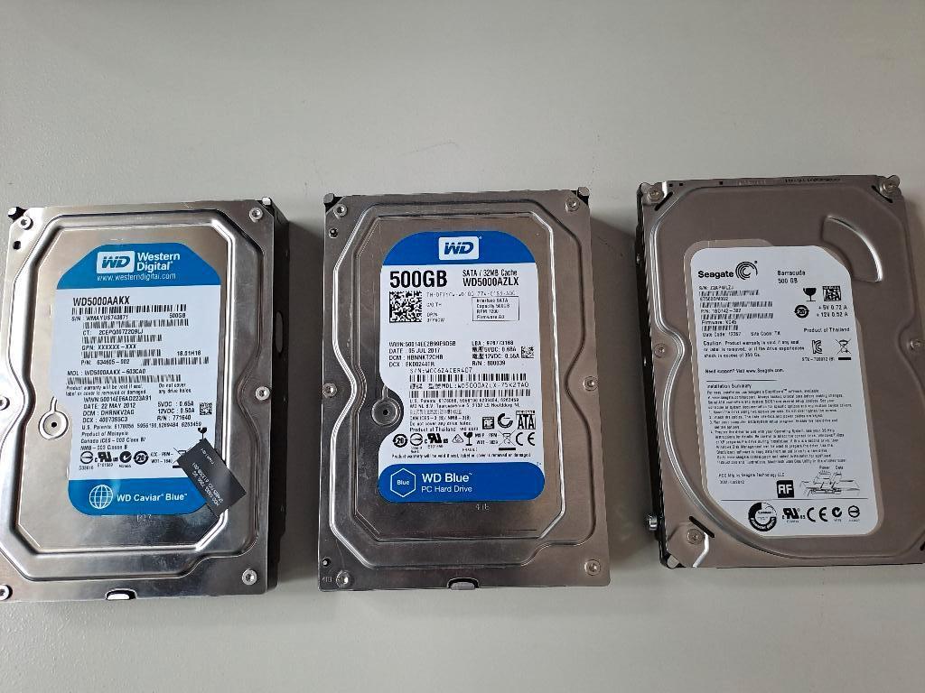 Hdd harde schijven, Computers en Software, Harde schijven, Intern, 500 gb, HDD, Nieuw