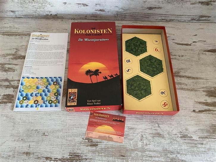 De koloinsten van Catan de woestijnruiters [s2029], Hobby & Loisirs créatifs, Jeux de société | Jeux de plateau, Comme neuf, Envoi