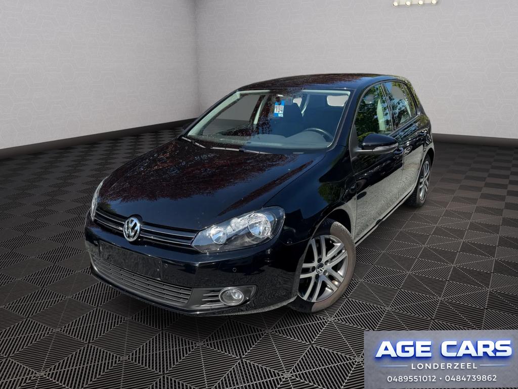 Volkswagen golf 6, 1.4 TSI automaat benzine, Euro 5, Zwart, 4 cilinders, Zwart