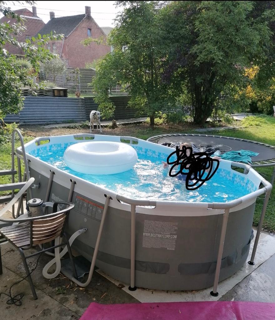 Zwembad, Jardin & Terrasse, Piscines, 200 à 400 cm, Moins de 200 cm, Enlèvement, Utilisé