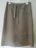 Jupe kaki avec fente à l’avant T 40, Sans marque, Gedragen, Ophalen, Maat 38/40 (M)