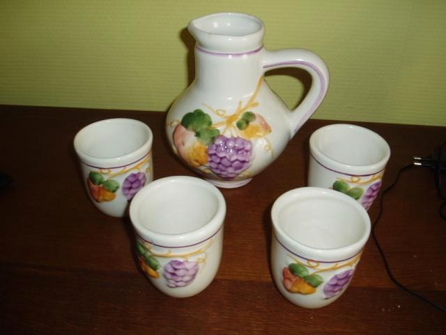 VENTE OU ECHANGE ! Service à vin, pots de cuisine, coquetier, Maison & Meubles, Cuisine | Vaisselle, Utilisé, Enlèvement