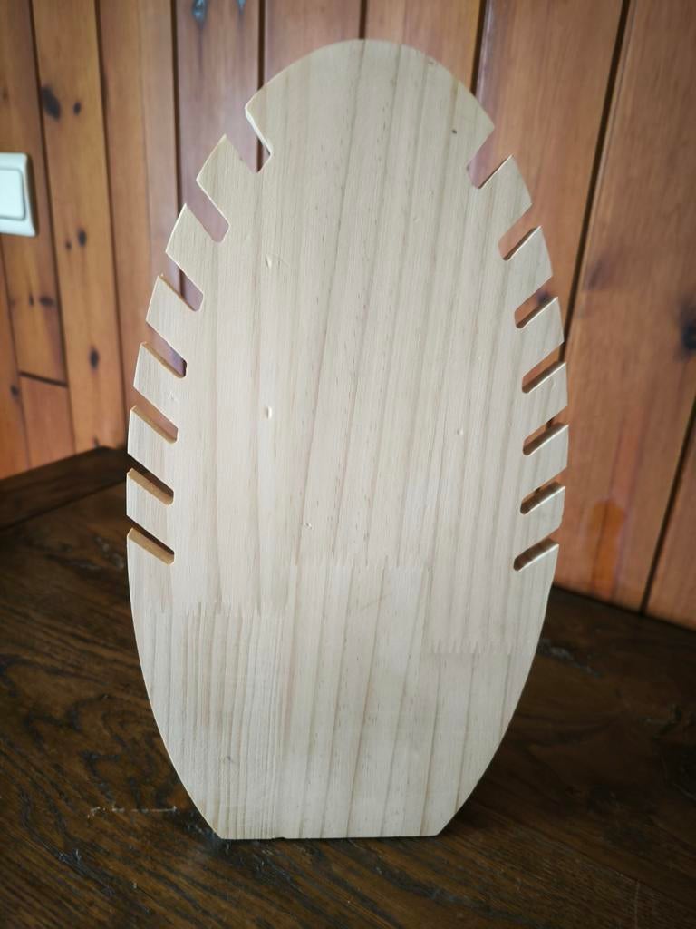 8 Présentoirs en bois naturel de 32,5 cm, Enlèvement