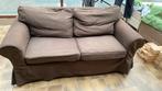 2 zits bruine zitbank Ikea, Ophalen, Gebruikt, 150 tot 200 cm, Tweepersoons