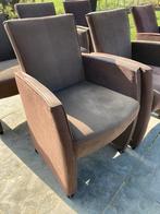 Fauteuils stoelen eetkamer, Brun, Enlèvement, Tissus, Cinq, Six Chaises ou plus