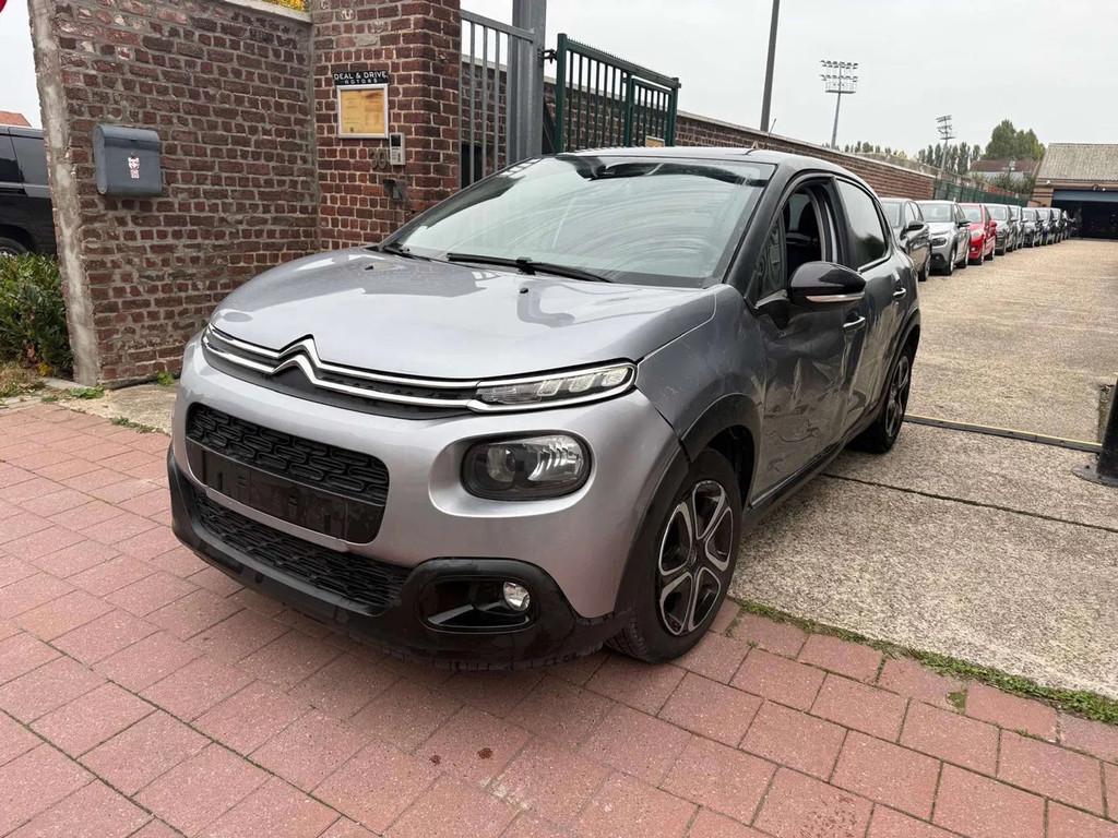 Citroën C3 1.2 I EDITION HIGHLIGHT, Autos, Citroën, Argent ou Gris, Achat, Entreprise, Boîte manuelle