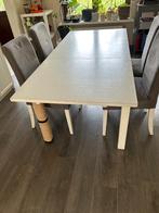 Eettafel, Huis en Inrichting, Tafels | Eettafels, Ophalen, Gebruikt, 50 tot 100 cm, Vijf personen of meer