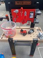 Smoby Black en Decker speelgoedwerkbank - met doos, Ophalen