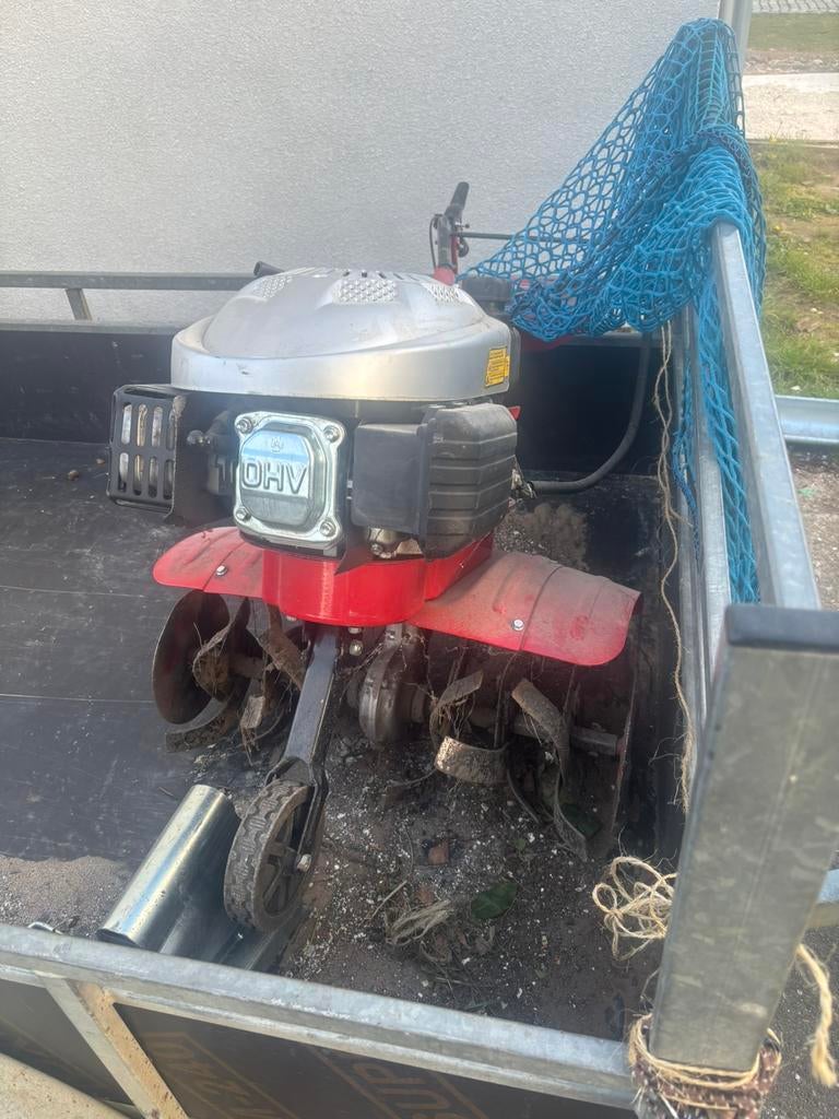 Verhuur tuinfrees, Ophalen, Grondbewerking