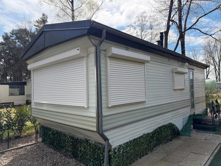 Stacaravan op camping Goolderheide te Bocholt (B), Caravans en Kamperen, Stacaravans, Ophalen