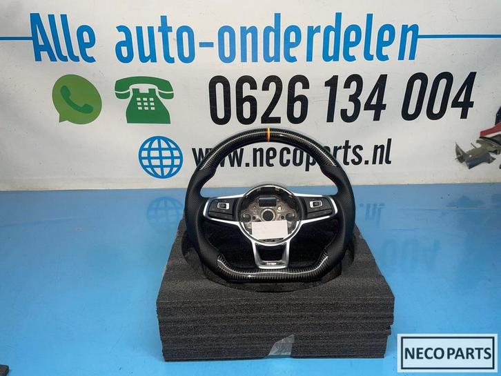 VW GOLF 7 R ARTEON R POLO 6R GTI CARBON STUUR STUURWIEL, Auto-onderdelen, Besturing, Volkswagen, Gebruikt, Ophalen of Verzenden