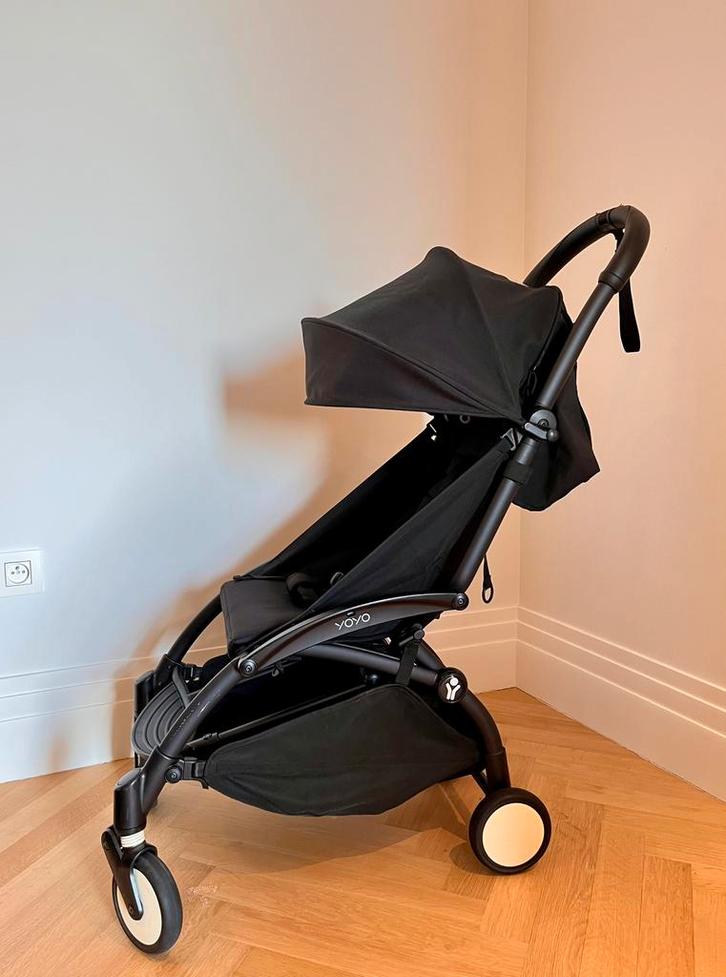Handige Babyzen YOYO2 kinderwagen zwart, Enfants & Bébés, Buggys, Utilisé, Autres marques, Ombrelle, Enlèvement