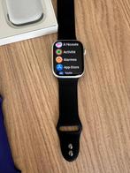 Apple Watch 9-45 mm GPS-mobiel, Ophalen, IOS, Zo goed als nieuw, Zilver