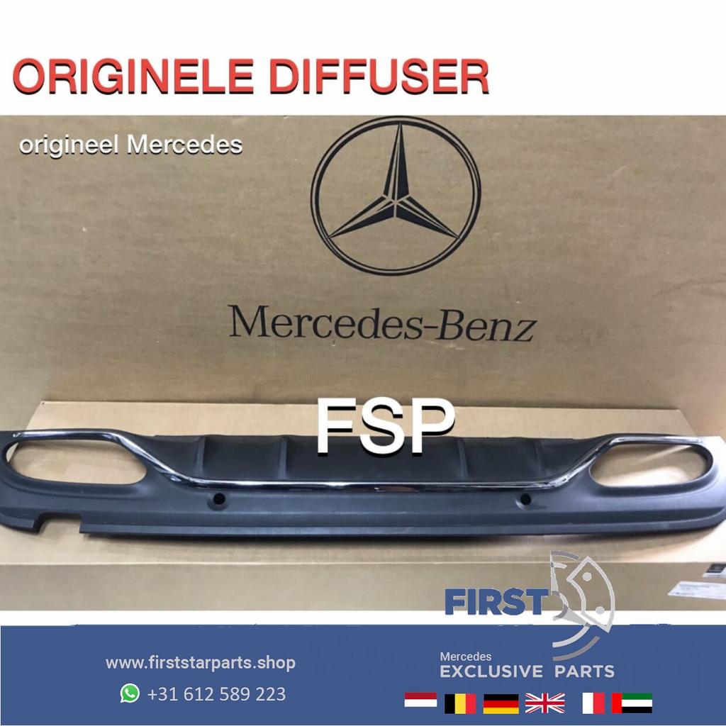 W205 Mercedes C Klasse AMG DIFFUSER 2014-2018 origineel, Auto-onderdelen, Overige Auto-onderdelen, Mercedes-Benz, Gebruikt, Ophalen of Verzenden