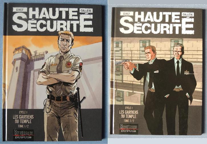 Haute sécurité Cycle I Les gardiens du temple EO 2 tomes, Livres, BD, Utilisé, Série complète ou Série, Enlèvement ou Envoi