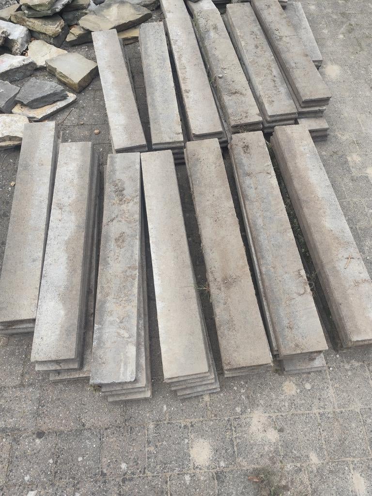 Gratis beton boordstenen / randen / tuinpad, Enlèvement