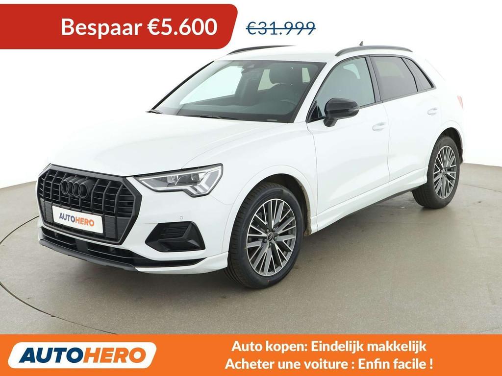 Audi Q3 35 TDI Advanced (bj 2023, automaat), Auto's, Audi, 1655 kg, Wit, Leder, 150 pk