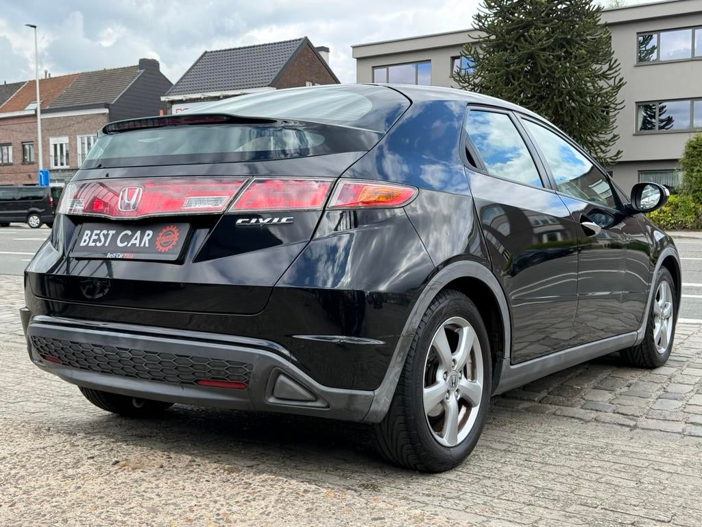 Honda Civic 1.4i * Benzine * Garantie, 139 g/km, 4 cilinders, Alcantara, Zwart