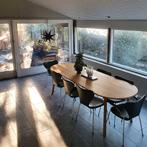 Hay triangle leg eettafel 250x85cm eikenhout, Huis en Inrichting, Ophalen, 200 cm of meer, 50 tot 100 cm, Zo goed als nieuw