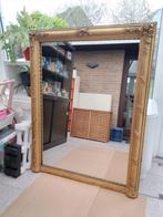 Antieke vergulde spiegel, Ophalen, Rechthoekig, 100 tot 150 cm, 100 tot 150 cm