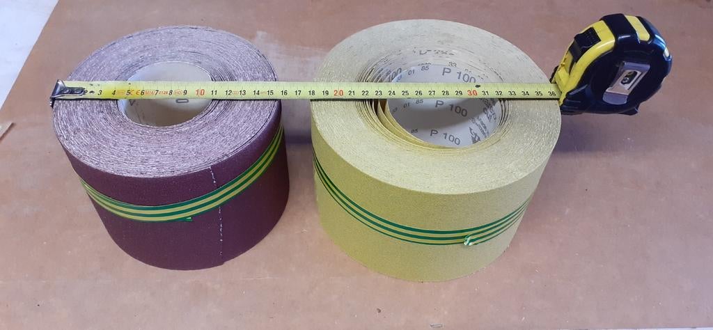 Schuurpapier op rol,p60 en p100, Ophalen