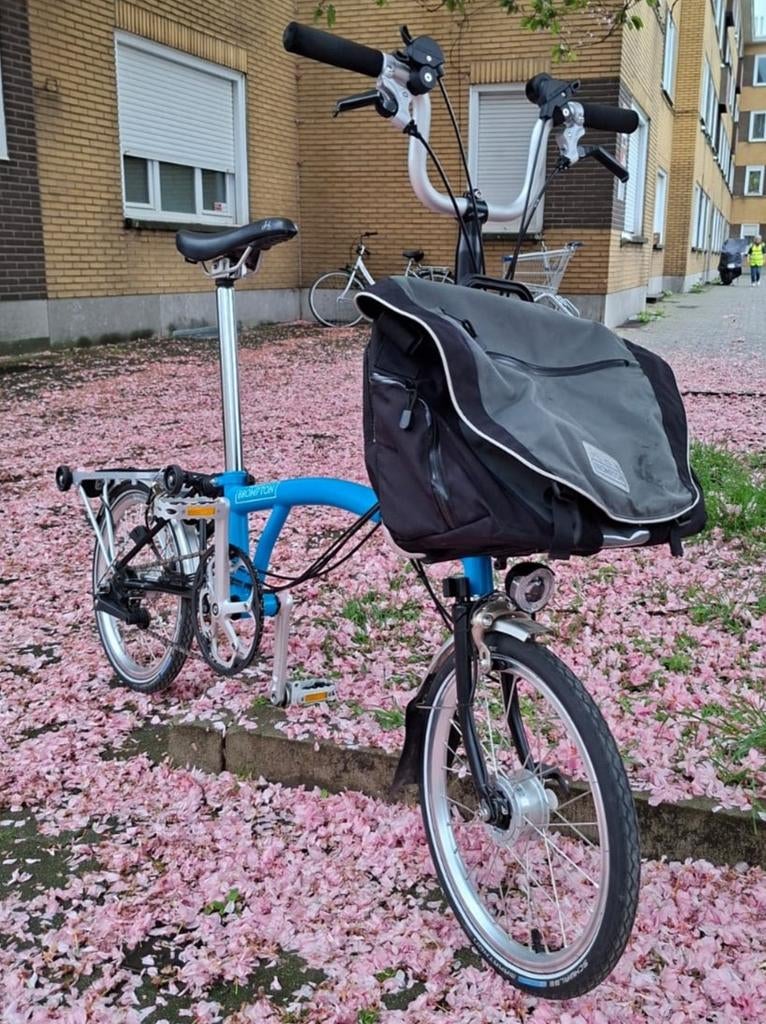 Brompton vouwfiets H6R, Ophalen, Brompton, 14 tot 16 inch, Versnellingen