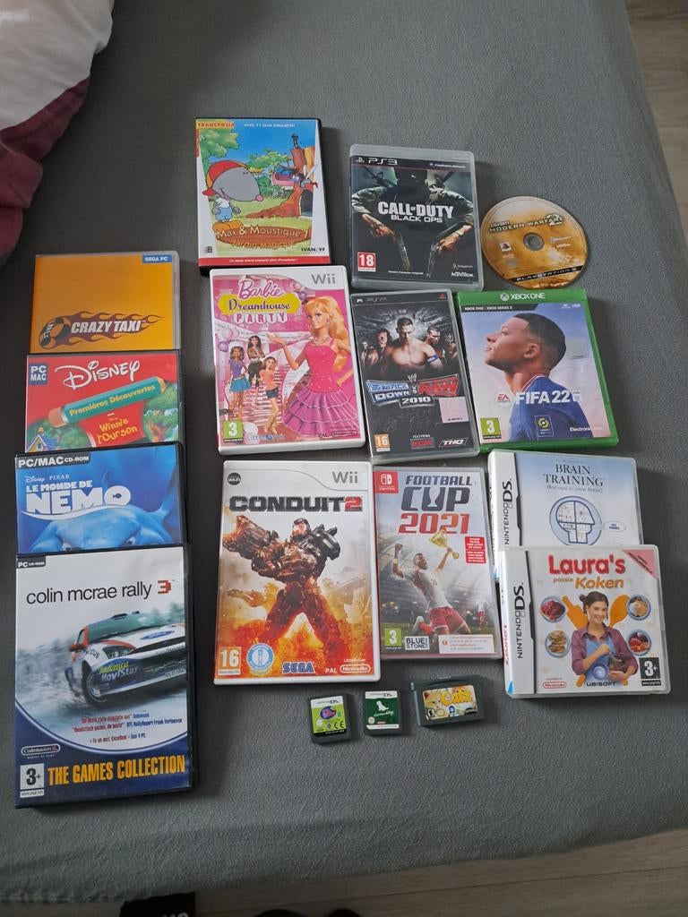 Lot de jeux diverses consoles, Consoles de jeu & Jeux vidéo