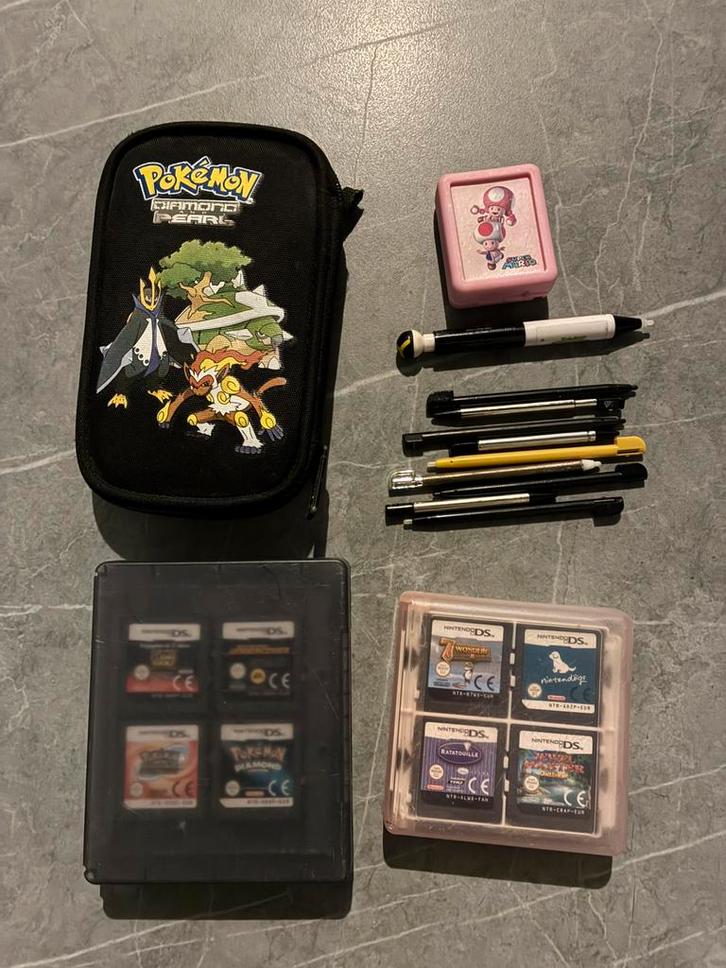 Nintendo ds lite toebehoren en games, Games en Spelcomputers, Games | Nintendo DS, Gebruikt, Avontuur en Actie, 1 speler, Vanaf 3 jaar