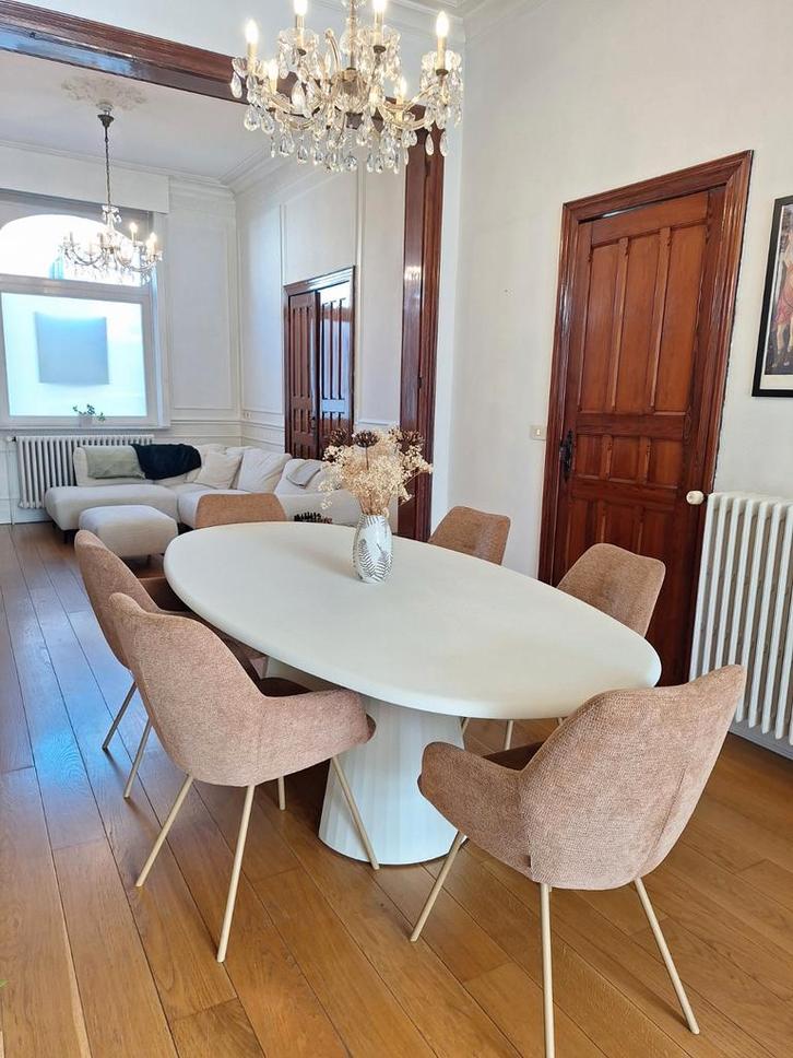 Eettafel Lund + stoelen Odin - XOOON, Huis en Inrichting, Tafels | Eettafels, Ophalen